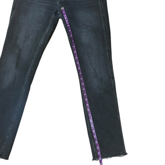 Re/Done 80s Slim Straight Black Jean Size 27 Button Fly Revolve - Picture 4 of 11